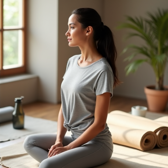 Twist & Flow Women's Yoga T-Shirt