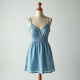 Elysian Breeze Woven Crinkle Gauze Cami Dress