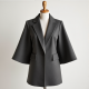 Elegance Enveloped Cape Blazer