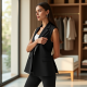 Elegance Flow Sleeveless Blazer Vest