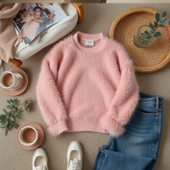 Cozy Luxe Fuzzy Eyelash Knit Sweater Cozy Luxe Fuzzy Eyelash Knit Sweater