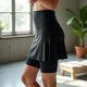 ChicFlex High-Waist Biker Skort