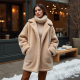 Cozy Luxe Teddy Bear Fleece Coat