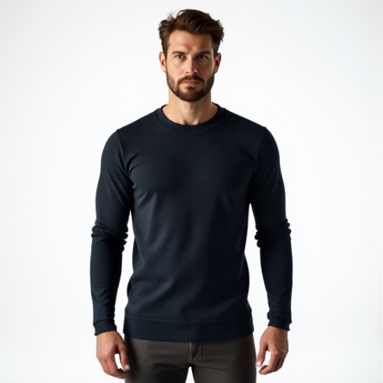 ThermoWaffle Crew - Men’s Premium Long Sleeve