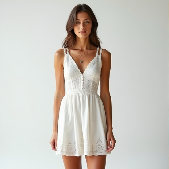 Elysian Breeze Eyelet Dress