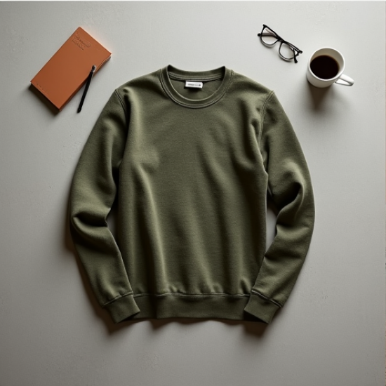 Urban Comfort Textured Knit Crewneck Sweatshirt Urban Comfort Textured Knit Crewneck Sweatshirt