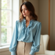Elysian Ruffle Elegance Blouse