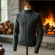 Heritage Weave Aran Sweater