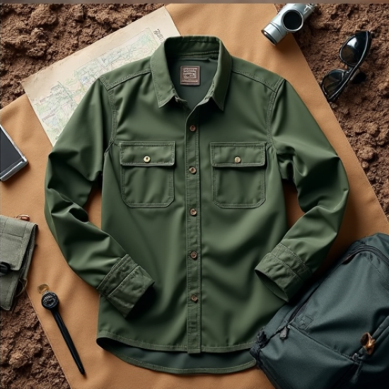 NatureGuard Men's Insect-Repellent Outdoor Shirt