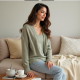 Chic Comfort Tie-Front Knit Shrug