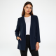 Elegance in Comfort Open-Front Sweater Blazer