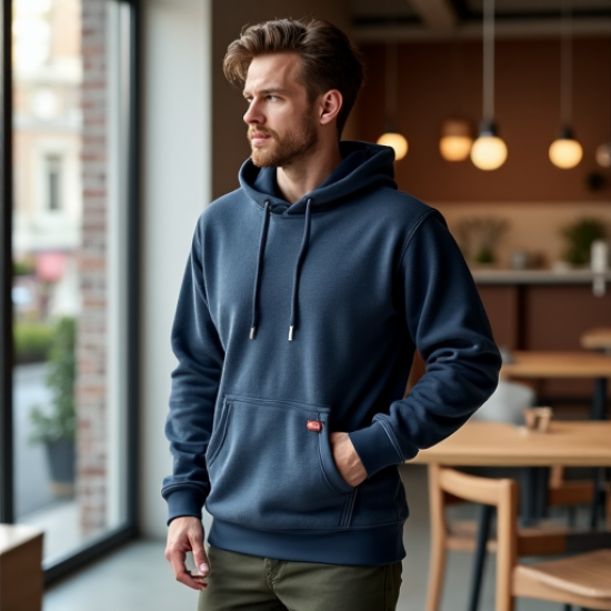 Urban Comfort Marled Fleece Hoodie Urban Comfort Marled Fleece Hoodie