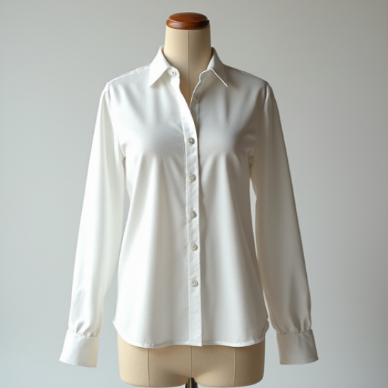 Chic Swiss Dot Elegance Shirt