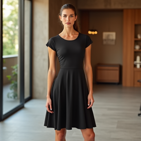 Active Elegance Cap Sleeve Dress