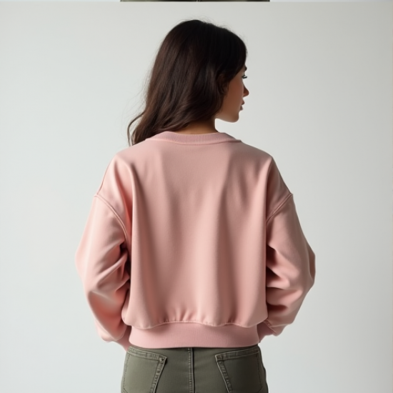 Chic Urban Edge Cropped Sweatshirt Chic Urban Edge Cropped Sweatshirt