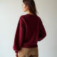 Chic Elegance Balloon Sleeve Knit Sweater