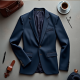Urban Elegance Stretch Wool Blazer