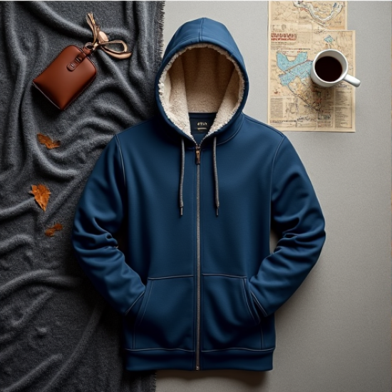 EverWarm Sherpa-Lined Fleece Hoodie