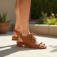 Elysian Steps Ghillie Lace-Up Sandals