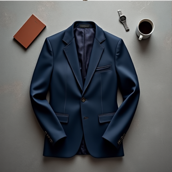 Urban Elegance Stretch Wool Blazer