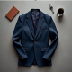 Urban Elegance Stretch Wool Blazer