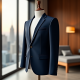 Urban Elegance Stretch Wool Blazer